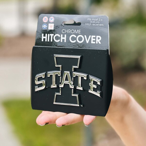 I-State Black with Metal Emblem Hitch Cover